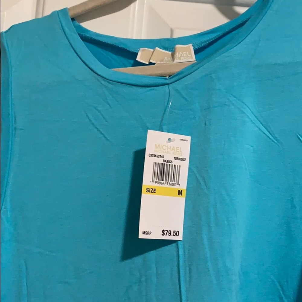 Blue Michael Kors tank top